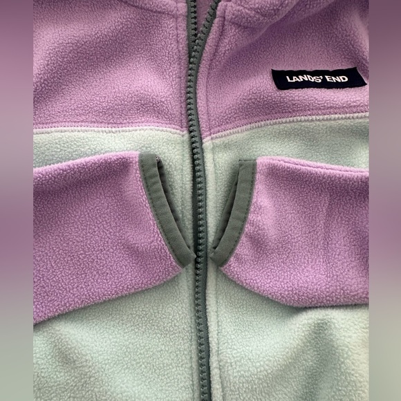 Lands End 3t fleece jacket - Picture 4 of 5